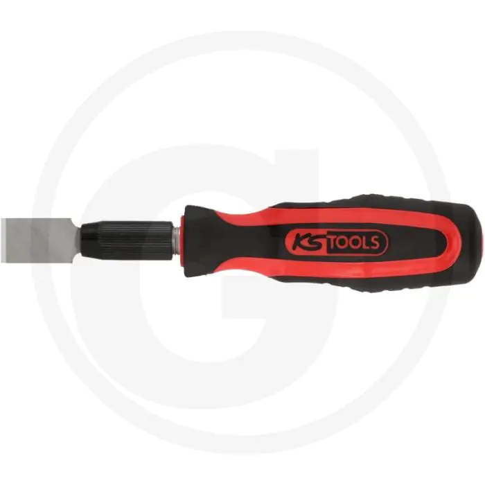 Ks tools vlakschraperset met 10 rechte schraapmessen 16 mm